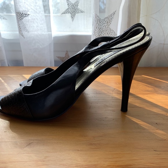 Nine West Leather Strappy Heels - Picture 2 of 4